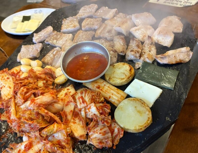 釜山 サムギョプサル