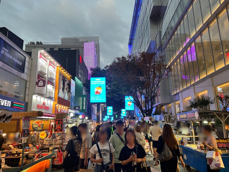 明洞 屋台