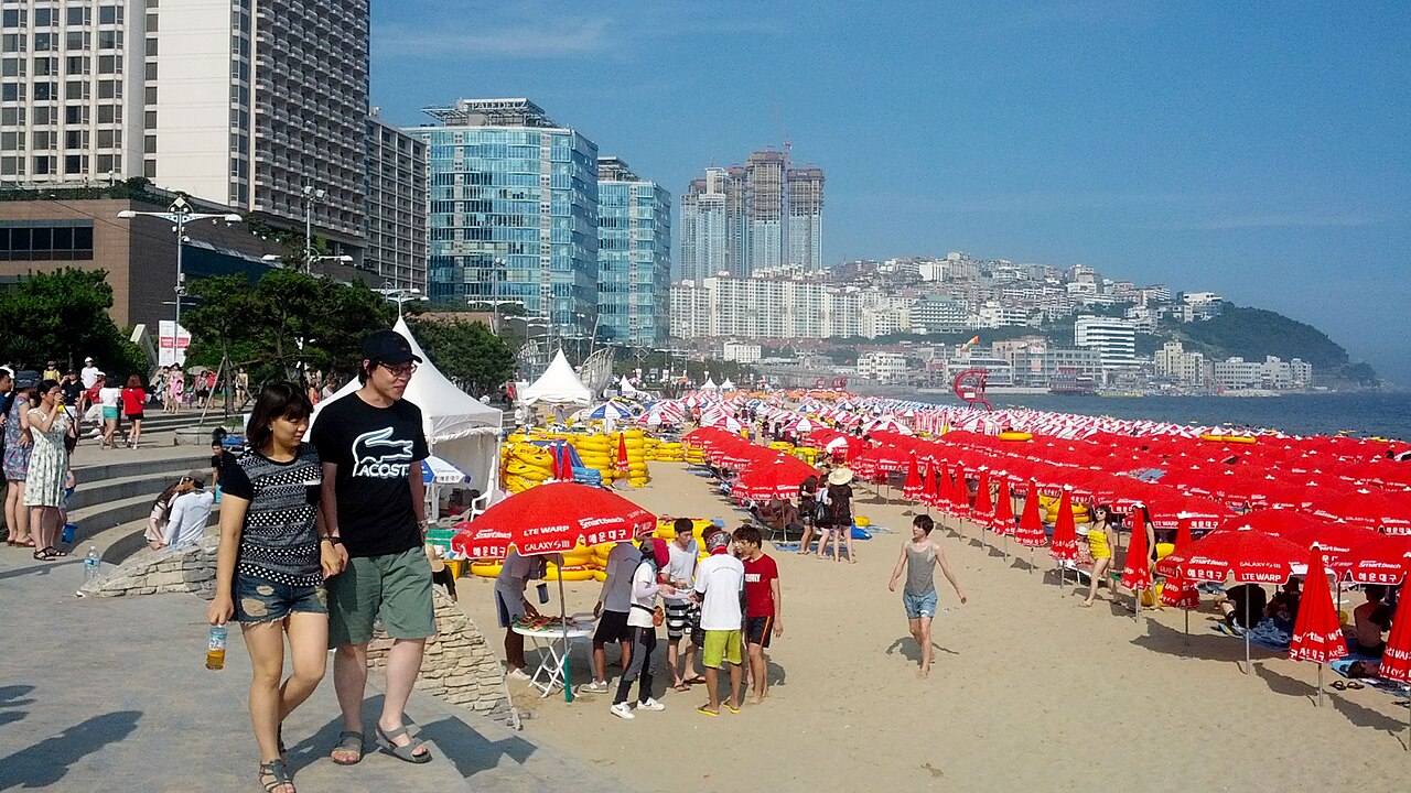 Haeundae Beach and the Busan coastline